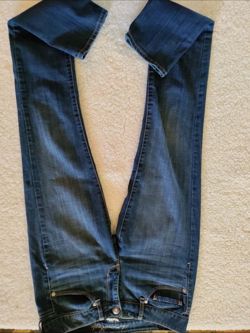 Women's Dark Blue Stretch Denim Jeans